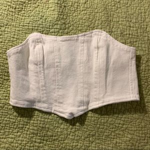 adika corset crop top